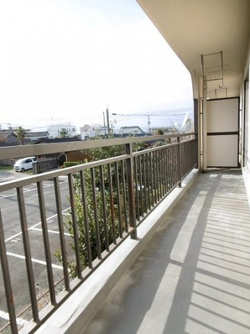 福寿コーポのバルコニー