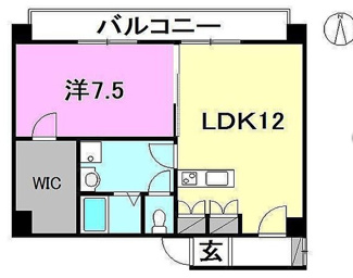 【間取り】 | 松山市平和通3丁目一棟マンション