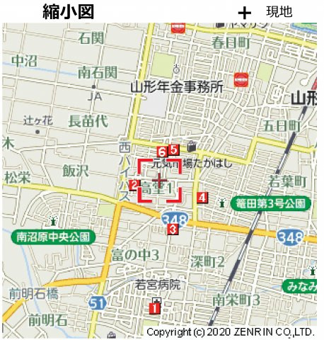 アスピラシオン　Ａの地図