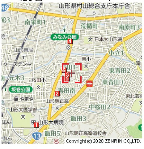 グランファーレの地図