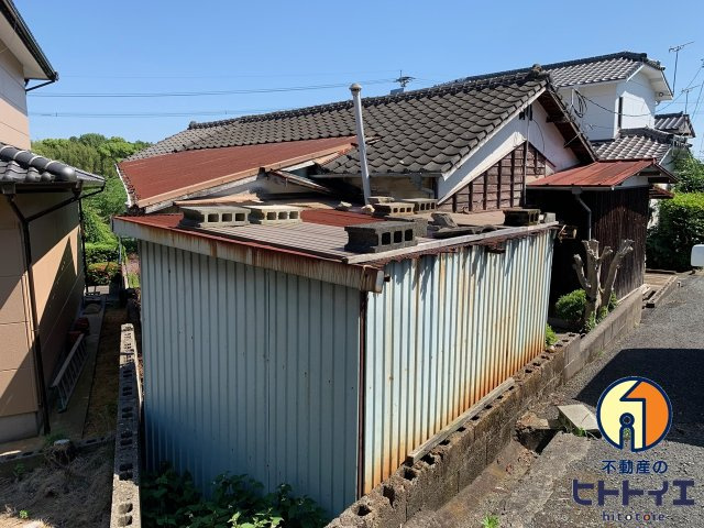西牟田売地の外観|現状での引渡しです。