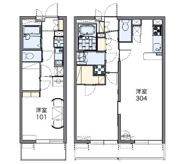 【間取り】 | レオパレスセレノ