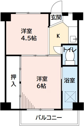【間取り】 | ビレッジハウス仁木４号棟