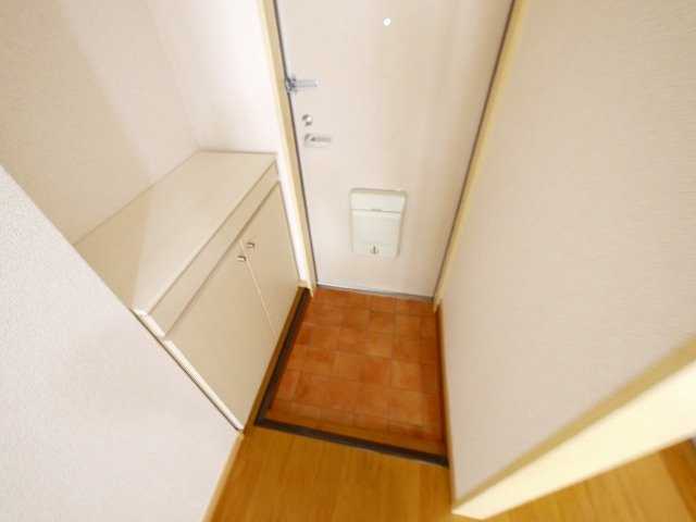 サニーサイド三笠Aのセキュリティ|モニター付きインターホンです