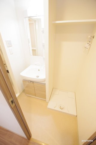 ララプレイス大阪城公園ノルド　仲介手数料無料の洗面所