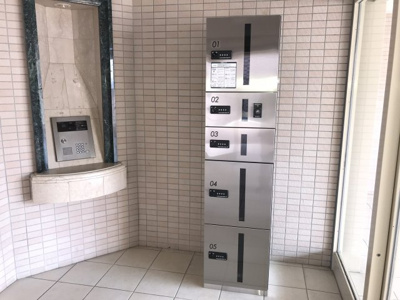 【エントランス】 | プリーマヴィラ那珂川 | オートロックはモニター付。宅配ＢＯＸもあります！