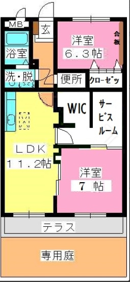 【間取り】 | ファミール大谷