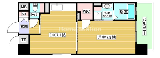 【間取り】 | ビバーチェ鷺洲