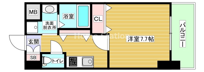 【間取り】 | エスリード弁天町南