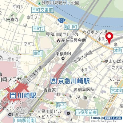 【地図】 | トップ川崎第５