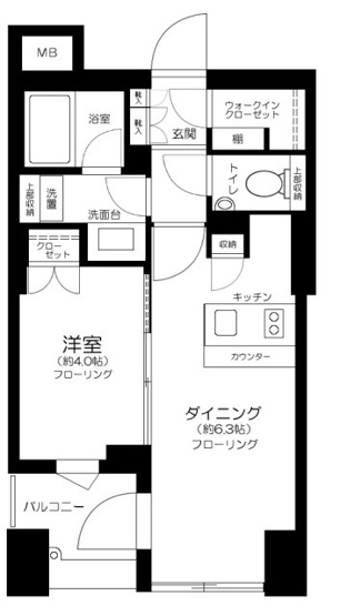 【間取り】 | クオリア神南フラッツ