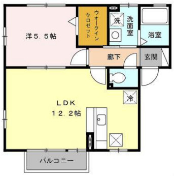 ルミエール(毛呂山)の間取り