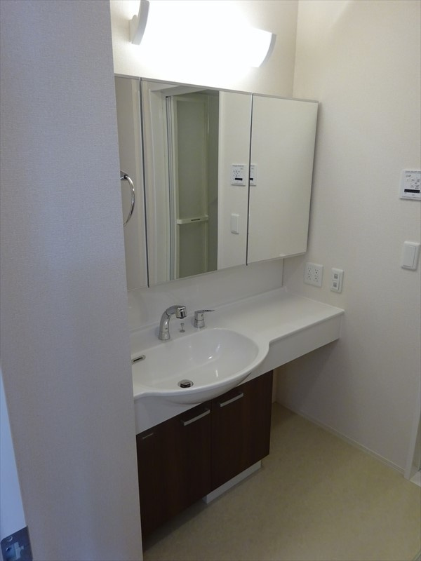 セジュール西条　A棟の洗面所