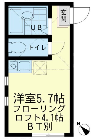 【間取り】 | ユナイト浜町チャールストンの調べ
