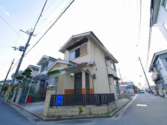 東九条一戸建住宅の外観|外観は落ち着いています