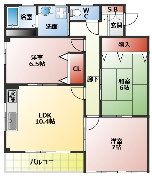 ＲＡＳＴＡ香里園町の間取り