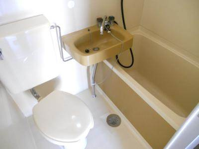 コーポエスポワールの浴室|ユニットバス