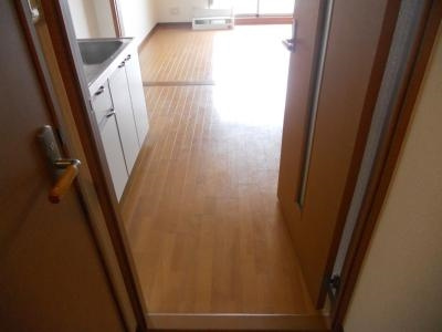 ヒーリングタワー七条大宮の展望|廊下から～