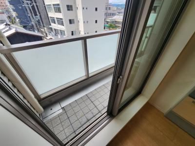 シャーメゾン住吉のバルコニー