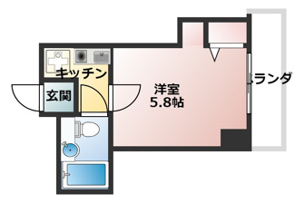 【間取り】 | ミストラル本町ウエスト