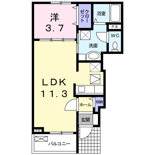 【間取り】 | プリミエール西都賀