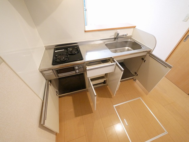 エスポワール　Ｃ棟（南紀寺町）のキッチン|使いやすいキッチンです