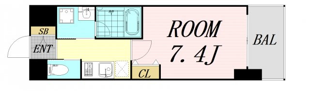 ファーストフィオーレ江坂レガリス　仲介手数料無料の間取り