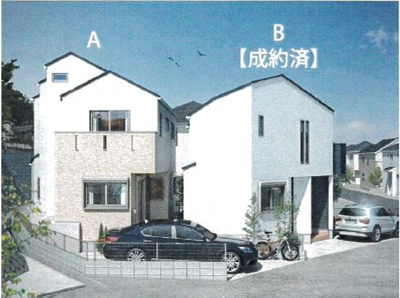【外観パース】 | 白根2丁目新築戸建