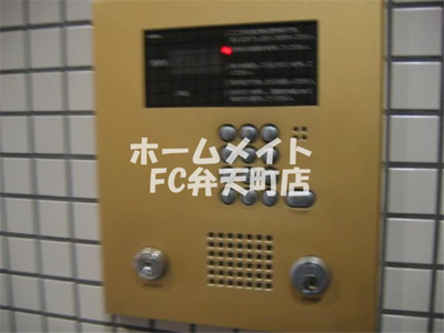 【セキュリティ】 | シロハイヌ弁天町 | オートロック完備です