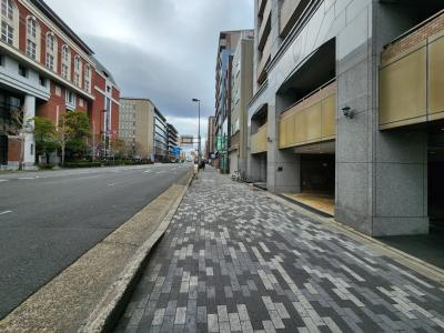 ライオンズマンション二条駅前の地図|前面道路