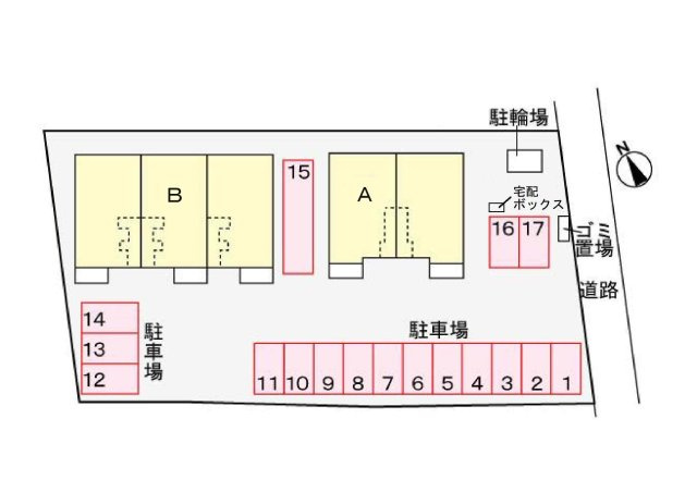 ドリーム２０　Ａの区画図