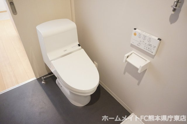 熊本市中央区琴平１丁目のアパートのトイレ