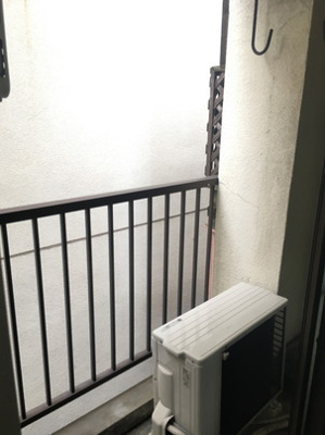 【バルコニー】 | ハイツプリシア | ハイツプリシア　２０６号室