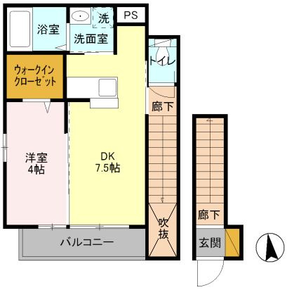クレールの間取り|追炊き機能、浴室乾燥機、洗髪洗面化粧台など設備も充実♪
