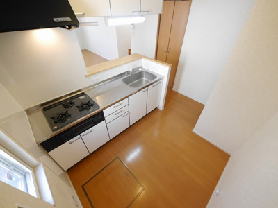 【キッチン】 | 矢部町貸家 | お料理しやすいキッチンです