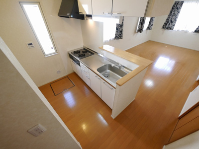【キッチン】 | 矢部町貸家 | 使いやすいキッチンです