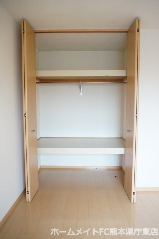 熊本市東区長嶺東９丁目のアパートの収納