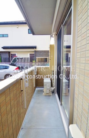 アンクレージュせんげん台のバルコニー|※写真は１階