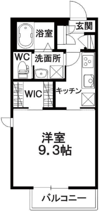 シャーメゾンプラントＢの間取り