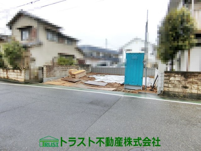 明石市藤江 新築戸建 の前面道路含む現地写真