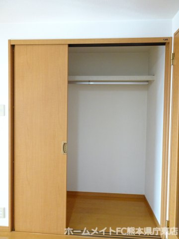 熊本市南区近見６丁目の賃貸マンションの収納