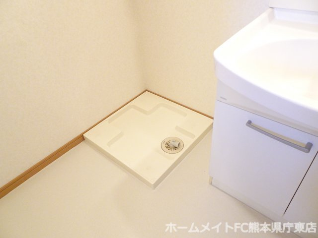 熊本市南区近見６丁目の賃貸マンションの洗面所