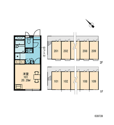 【区画図】 | グレイスコート六番館
