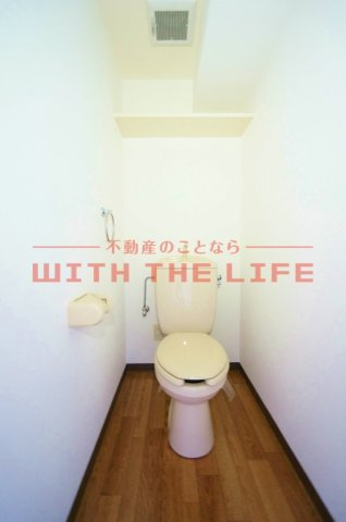 サンフラワー津福【キャッシュバック対象物件】のトイレ|シンプルで使いやすいトイレです