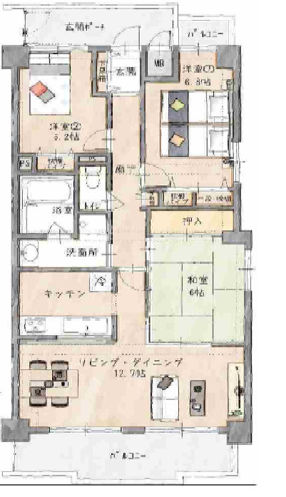 ダイアパレス池田石橋の画像