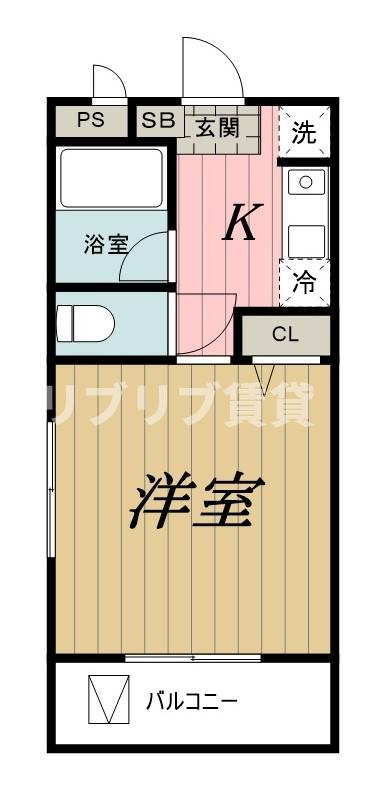 ヒルズ・オキマンションの間取り