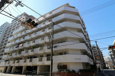 【外観】 | シャンティー江坂 | 【現地写真】 鉄骨鉄筋コンクリート造9階建マンション♪