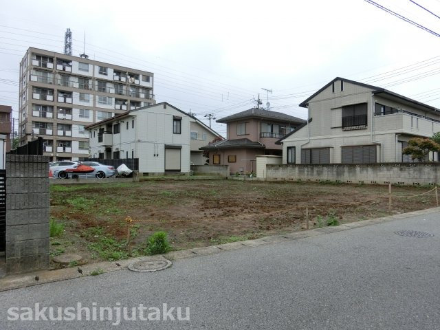 花見川区花園２丁目　売地　約１１１坪の整形地　新検見川駅徒歩６分の前面道路含む現地写真