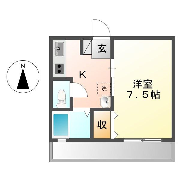 ガーディニアシティ稲荷町の間取り