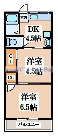 【間取り】 | ソレイユ住道